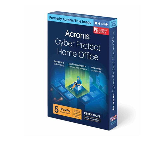 Acronis Cyber Protect Home Office Essentials Predplatné 5 počítačov - 1 rok predplatného ESD