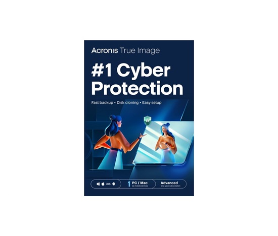 Acronis True Image Advanced Subscription 1 počítač + 500 GB úložisko Acronis Cloud - predplatné na 1 rok