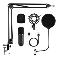 Mikrofón CONNECT IT USB so stolným ramenom ProMic, čierny