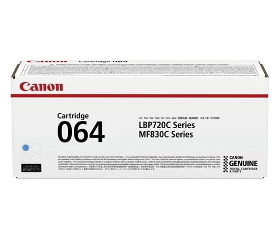 Canon TONER  CRG 064C azurová pro i-Sensys MF 832cdw ( 5 000 str.)