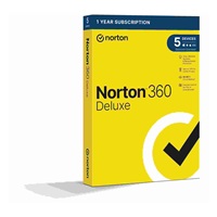 NORTON 360 DELUXE 50GB +VPN 1 uživatel pro 5 zařízení na 1 rok - BOX