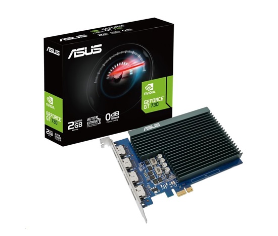 ASUS VGA NVIDIA GeForce GT 730, GT 730, 2 GB GDDR5, 4xHDMI