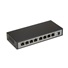 MaxLink reverzný PoE switch RSG-8-1P-DC 7x PoE IN, 1x PoE Out, 1x DC Out