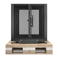 APC NetShelter SX 12U serverová skriňa 600 mm x 1070 mm s bočnicami Čierny nárazový obal