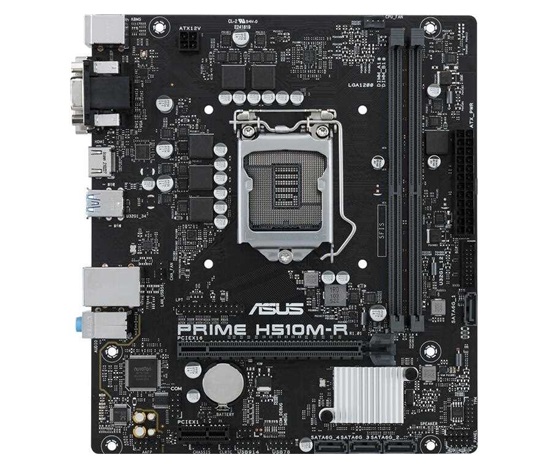 ASUS MB Sc LGA1200 PRIME H510M-R-SI, Intel H510, 2xDDR4, 1xHDMI, 1xDVI, 1xVGA, mATX
