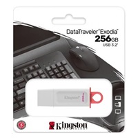 Kingston 256 GB USB3.2 zariadenia DataTraveler Exodia Gen1 (biele + ružové)