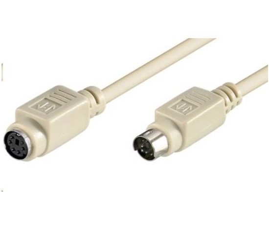 PREMIUMCORD Predlžovací kábel PS/2(M) - PS/2(F) 3 m (pre myš alebo klávesnicu PS/2)