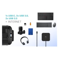 dokovacia stanica iTec USB-C HDMI DP, Power Delivery 100 W