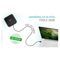 dokovacia stanica iTec USB-C HDMI DP, Power Delivery 100 W