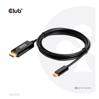 Club3D aktívny kábel HDMI na USB-C, 4K60Hz, 1.8m, M/M