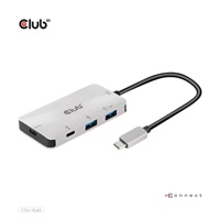Club3D USB-C Gen2 PD hub pre 2x USB-C 10G porty a 2x USB-A 10G porty