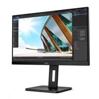 AOC MT IPS LCD WLED 27" U27P2CA - IPS panel, 3840x2160, 2xHDMI, DP. USB-C, USB, repro, pivot