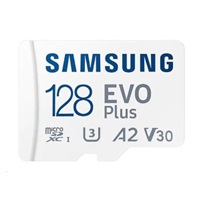 Karta Samsung micro SDXC 128GB EVO Plus + SD adaptér