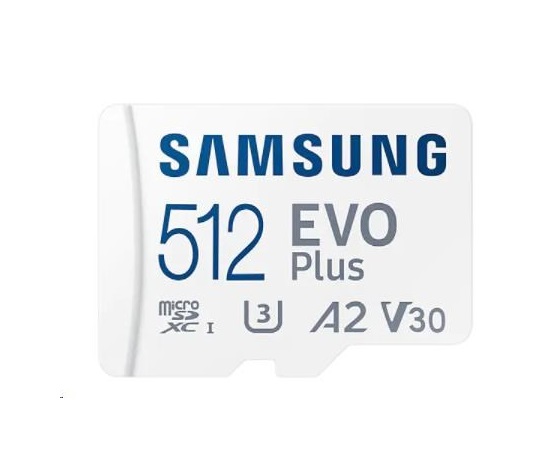 Karta Samsung micro SDXC 512 GB EVO Plus + SD adaptér
