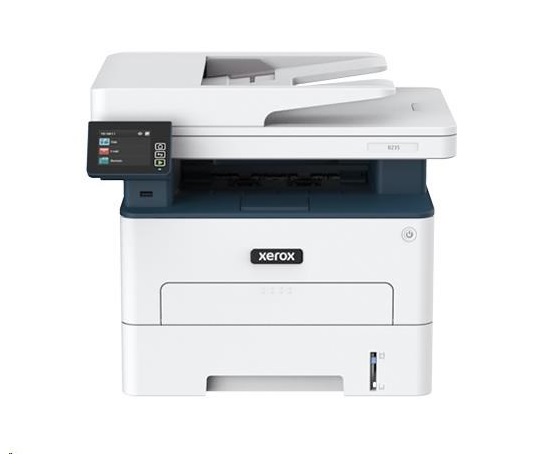 Xerox B235V_DNI B&W laser. MFZ, A4, USB/Ethernet, 512 MB, DUPLEX, ADF, 34 str./min., NET, Wifi, Apple AirPrint, Google