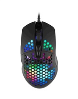 Herná myš C-TECH Scarab, 7200 DPI, RGB podsvietenie, USB