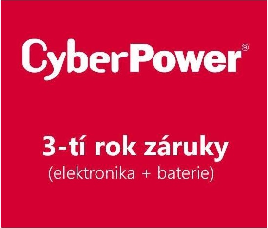 CyberPower 3-ročná záruka pre UT1050EG-FR, UT1050EG