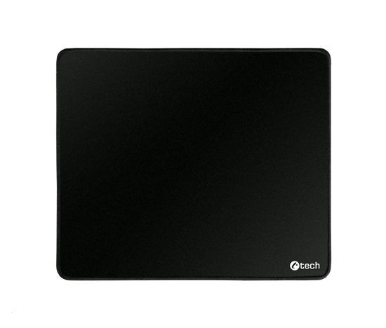 BAZAR C-TECH Podložka pod myš MP-01, černá, 320x270x4mm, obšité okraje, "POŠKOZENÝ OBAL"