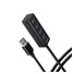 AXAGON HUE-M1AL, 4x USB 3.rozbočovač 2 Gen 1 MINI, kovový, kábel USB-A 1.2m