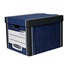 Archivační kontejner Fellowes Bankers Box Woodgrain modrá (2ks)