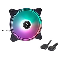 Ventilátor CHIEFTEC RGB NF-3012-RGB, 120x120x25 mm, s 3pinovým/ 4pinovým konektorom