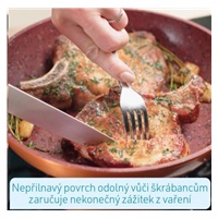 Livington Copper & Stone Pan 28 cm