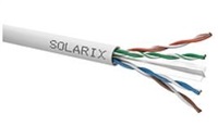 Inštalačný kábel Solarix UTP, Cat6, drôt, PVC, krabica 100 m SXKD-6-UTP-PVC