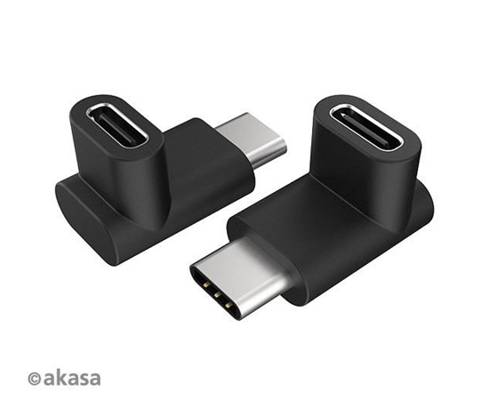 Adaptér AKASA USB3.1 Gen2 Type-C na Type-C, 2 ks v balení