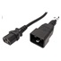 PREMIUMCORD Napájací kábel 230V 10A 3m, konektory IEC 320 C13 - IEC 320 C20