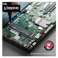 SSD disk Kingston 512 GB KC3000 M.2 2280 NVMe™ PCIe Gen 4 (R 7000 MB/s; W 3900 MB/s)