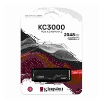 SSD disk Kingston 2048 GB KC3000 M.2 2280 NVMe™ PCIe Gen 4 (R 7000 MB/s; W 7000 MB/s)