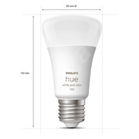 Philips Hue White and Color Ambiance 9W 1100 E27 starter kit