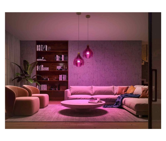 Philips Hue White and Color Ambiance 9W 1100 E27 malý starter kit