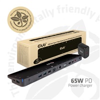 Dokovacia stanica Club3D USB-C 3.2 s napájacím adaptérom Triple Dynamic Display PD, 100 W