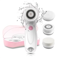 TOUCHBeauty 0759A Čisticí kartáč na pleť 3v1 růžový