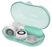 TOUCHBeauty 14838 Čisticí kartáč na pleť 3v1 zelený