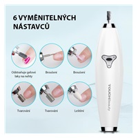 TOUCHBeauty 1733 Bruska na manikúru a pedikúru 6v1