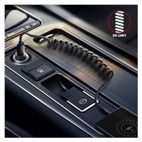 AXAGON BUMM-AM10TB, TWISTER kábel Micro USB <->USB-A, 0</->.6 m, USB 2.0, 2.4A, ALU, tpe, čierna