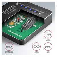AXAGON ADSA-M2C, USB-C 3.2 Gen 2 - 2x M.2 dokovacie stanice NVMe SSD CLONE MASTER