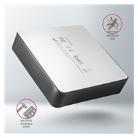 AXAGON ADSA-M2C, USB-C 3.2 Gen 2 - 2x M.2 dokovacie stanice NVMe SSD CLONE MASTER