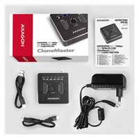 AXAGON ADSA-M2C, USB-C 3.2 Gen 2 - 2x M.2 dokovacie stanice NVMe SSD CLONE MASTER