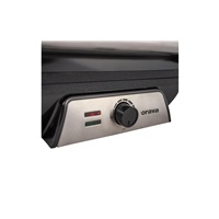 Orava Grillchef 4 elektrický kontaktní gril, 2000 W, regulace teploty, manuální ovládání, tepelně izolovaná rukojeť
