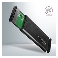 AXAGON EEM2-SBC, USB-C 3.2 Gen 2 - M.2 SATA SSD kovový box RAW, bez skrutiek