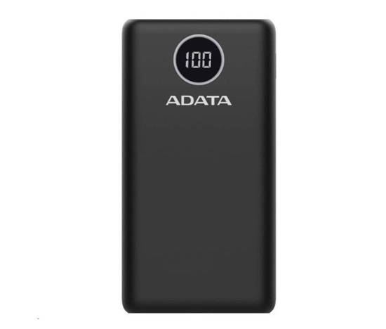 ADATA PowerBank P20000QCD - externá batéria pre mobilný telefón/tablet 20000mAh, 2,1A, čierna (74Wh)