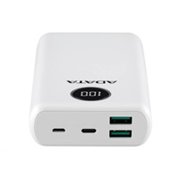 ADATA PowerBank P20000QCD - externá batéria pre mobilný telefón/tablet 20000mAh, 2,1A, biela (74Wh)