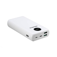 ADATA PowerBank P20000QCD - externá batéria pre mobilný telefón/tablet 20000mAh, 2,1A, biela (74Wh)
