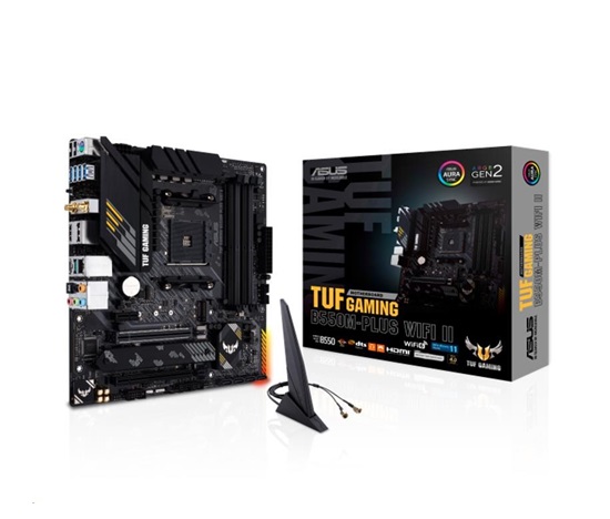 ASUS MB Sc AM4 TUF GAMING B550M-PLUS WIFI II, AMD B550, 4xDDR4, 1xDP, 1xHDMI, WI-FI, mATX