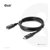 Club3D USB-C predlžovací kábel, 5Gbps, 60W(20V/3A), 4K60Hz (M/F), 1m