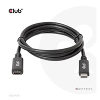 Club3D USB-C predlžovací kábel, 5Gbps, 60W(20V/3A), 4K60Hz (M/F), 1m