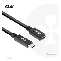 Club3D Prodlužovací kabel USB-C, 5Gbps 60W(20V/3A), 4K 60Hz (M/F), 2m